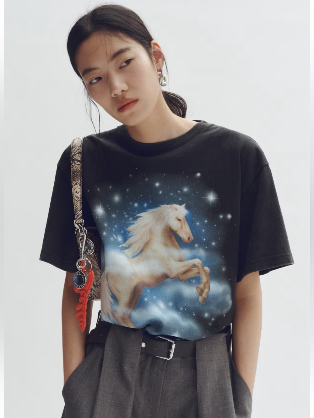 Stella Mccartney X H&M Oversized Printed Unicorn T Shirt - Picture 2 of 7